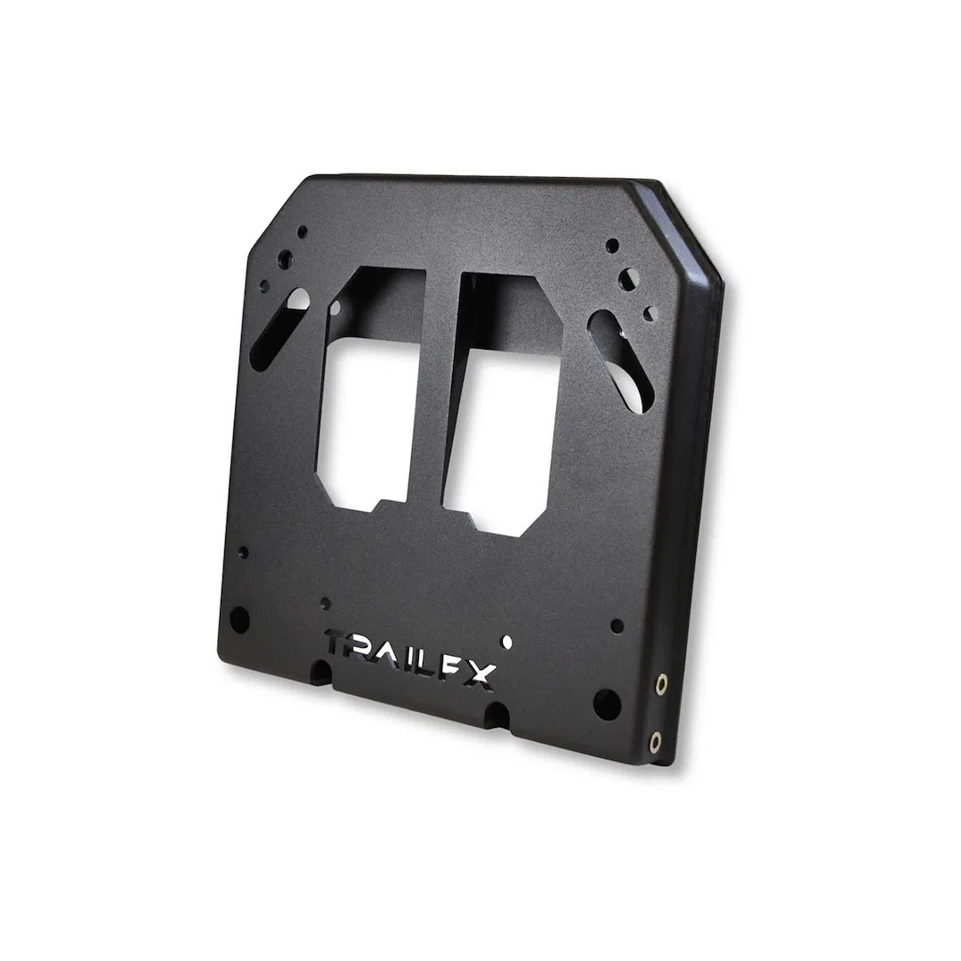 BR009T – TRAILFX Spare Tire Carrier Spacer, Used With Factory Spacer Tire Carrier Tailgate Mounted 35 Inch Maximum Ti...